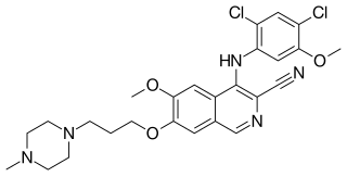 <span class="mw-page-title-main">Bosutinib</span> Chemical compound