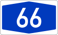 Bundesautobahn 66 number.svg