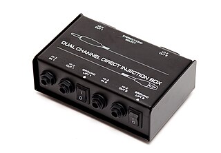 <span class="mw-page-title-main">DI unit</span> Audio signal conversion device