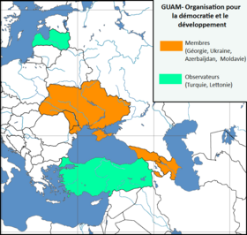 Carte de l'organisation