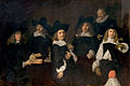 Portrait de groupe des régents de l'hospice des vieillards, 1664, huile sur toile, 172,3 x 256 cm (musée Frans Hals, Haarlem).