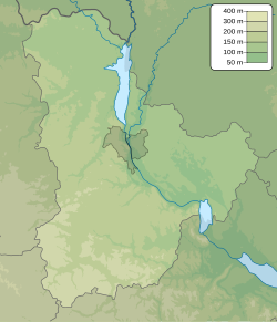 Moshchun is located in Kyiv Oblast