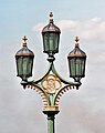 Street lamps on the bridge