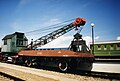 Old railway crane in Kaliningrad, Russia