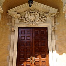 Congregational Church entrance.