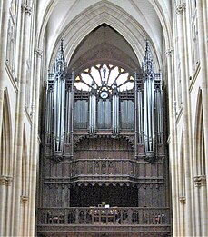 Grand organ of Sainte-Clotilde, made by Aristide Cavaillé-Coll (1859)