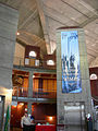 Washington State History Museum lobby. The vaulted roof reflects the nearby Union Station