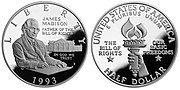 Thumbnail for File:1993 Bill of Rights Half Dollar Obverse and Reverse.jpg