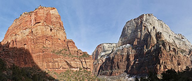 Angels Landing and the Great White Throne