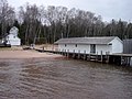 Hokenson Fishery, a part of the Little Sand Bay Visitor Center on the mainland of the Apostle Islands National Lakeshore