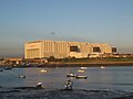 Devonshire Dock Hall is one of the world's largest shipbuilding halls.