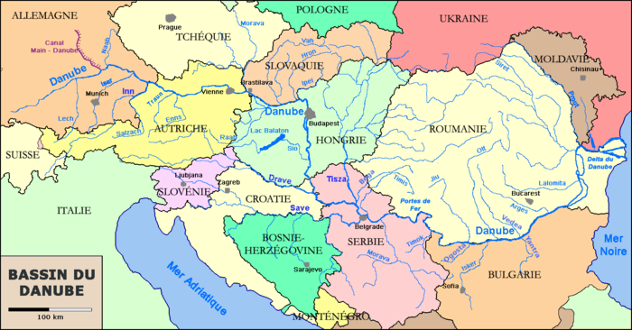 Дунайны бассейни Европаны политика картасында