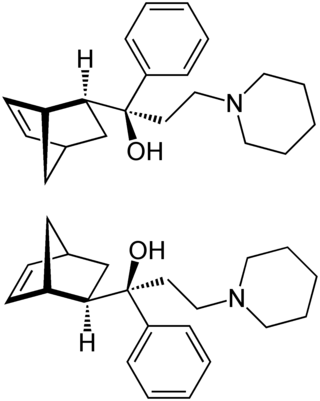 <span class="mw-page-title-main">Biperiden</span> Group of stereoisomers