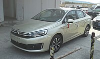 Citroën C4 sedan (China, front view)