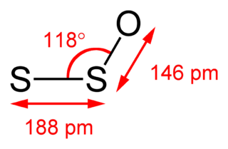 <span class="mw-page-title-main">Disulfur monoxide</span> Chemical compound