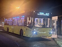 Bee Network branded MCV Evora bodied Volvo B8RLE at Bury Interchange in November 2024 FM 69636 R467.jpg