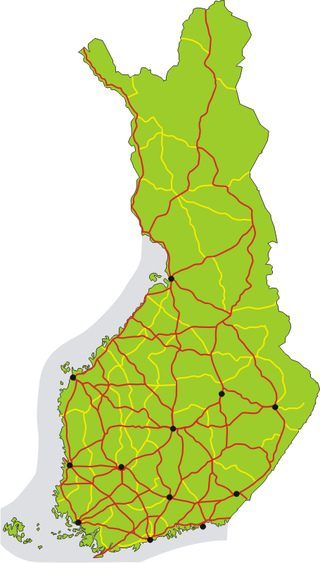 <span class="mw-page-title-main">Highways in Finland</span> Overview of highways in Finland