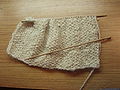 Flat knitting