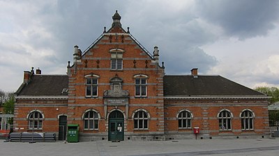 Station van Jette op het Kardinaal Mercierplein