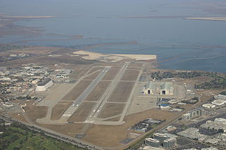 <span class="mw-page-title-main">Moffett Federal Airfield</span> Joint civil-military airport in California