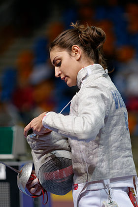 Vassilikí Vouyioúka au Grand Prix d'Orléans 2014.