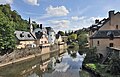 River Alzette in Luxembourg Pfaffenthal