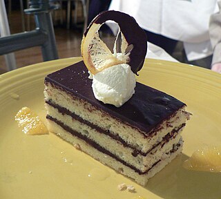 <span class="mw-page-title-main">Layer cake</span> Cake made from stacked layers of cake held together by filling