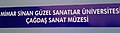 Надпіс перад уваходам у Музей Універсітэта Мімара Сінана
