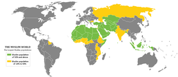 穆斯林世界地图