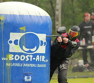 <span class="mw-page-title-main">Paintball</span> Competitive shooting team sport