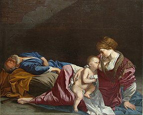 Orazio Gentileschi’s Rest on the Flight into Egypt, now in the J. Paul Getty Museum