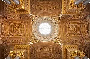 12: Central part of the ceiling of the Galerie des Batailles at the Palace of Versailles. -donald-