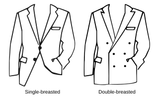 Suit jacket Mans coat worn with a business or lounge suit