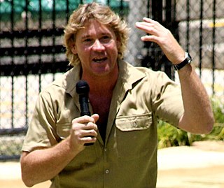 <span class="mw-page-title-main">Steve Irwin</span> Australian zookeeper, conservationist and television personality (1962–2006)