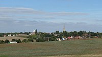 Thaxted from the Dunmow road to the south