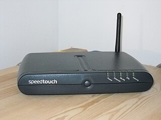 <span class="mw-page-title-main">SpeedTouch</span> Brand name of a line of networking equipment