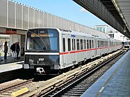 Sechsteiliger Triebzug Typ X für den Einsatz auf den Linien U1 bis U4 der U-Bahn Wien