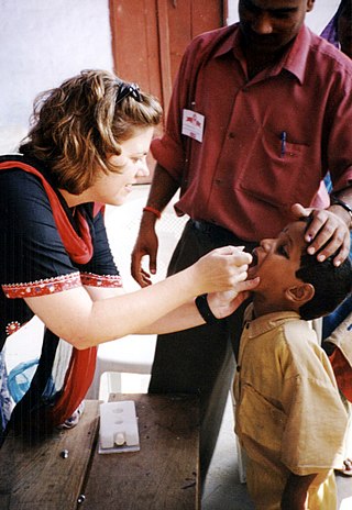 <span class="mw-page-title-main">Polio eradication</span> Effort to permanently eliminate all cases of poliomyelitis infection