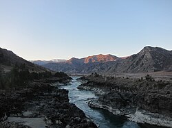 The Katun River in Chemalsky District