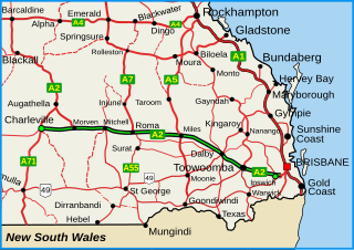 <span class="mw-page-title-main">Warrego Highway</span> Highway in Queensland