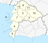 Map of districts