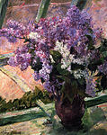 Lilacs in a Window, 1880, Metropolitan Museum of Art.