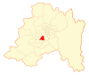 Map of Calera de Tango commune in Santiago Metropolitan Region