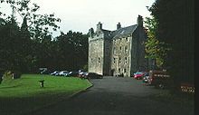 Culcreuch Castle, former seat of the chiefs of Clan Galbraith. Culcreuch Castle.jpg