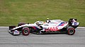 Mick Schumacher driving the Haas VF-21 at the 2021 Austrian Grand Prix