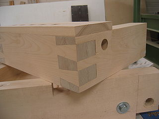 <span class="mw-page-title-main">Dovetail joint</span> Woodworking joinery technique