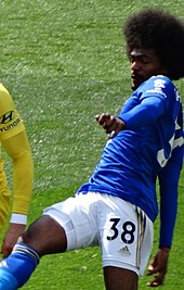 Choudhury playing for Leicester City in 2019 Hamza Choudhury (cropped).jpg