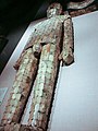 A Todnkloadl aus Jade, mid Goidfädn zaumgnaht aus da Han-Dynasti, Umma 200v.chr-200 n.Chr. Ausn Nazioneumuseum in Peking.
