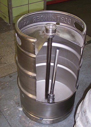 <span class="mw-page-title-main">Keg</span> Small barrel, commonly used for beer