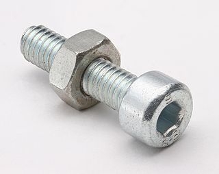 <span class="mw-page-title-main">Nut (hardware)</span> Type of fastener with a threaded hole